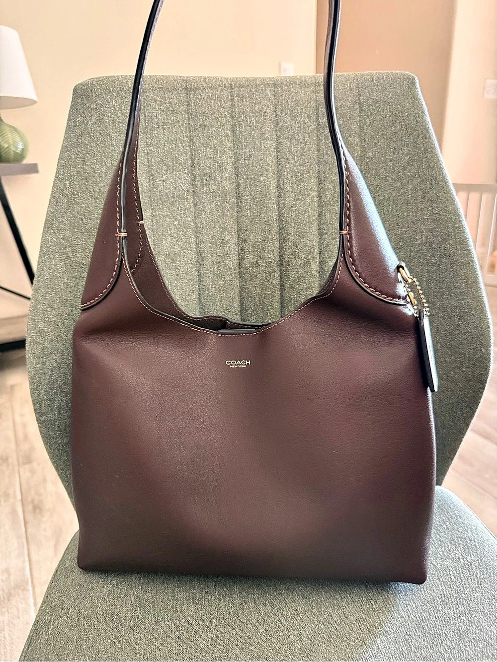 Coach Brooklyn 28 Shoulder Bag Leather Merlot- Excellent Condition, Like New